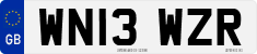 License plate of the United Kingdom, 2001 year system