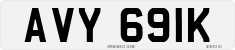 License plate of the United Kingdom, 1963 year system