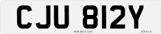 License plate of the United Kingdom, 1963 year system