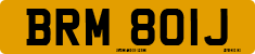 License plate of the United Kingdom, 1963 year system