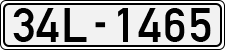 License plate of Vietnam, Cars