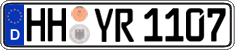 German license plate, Regular plates
