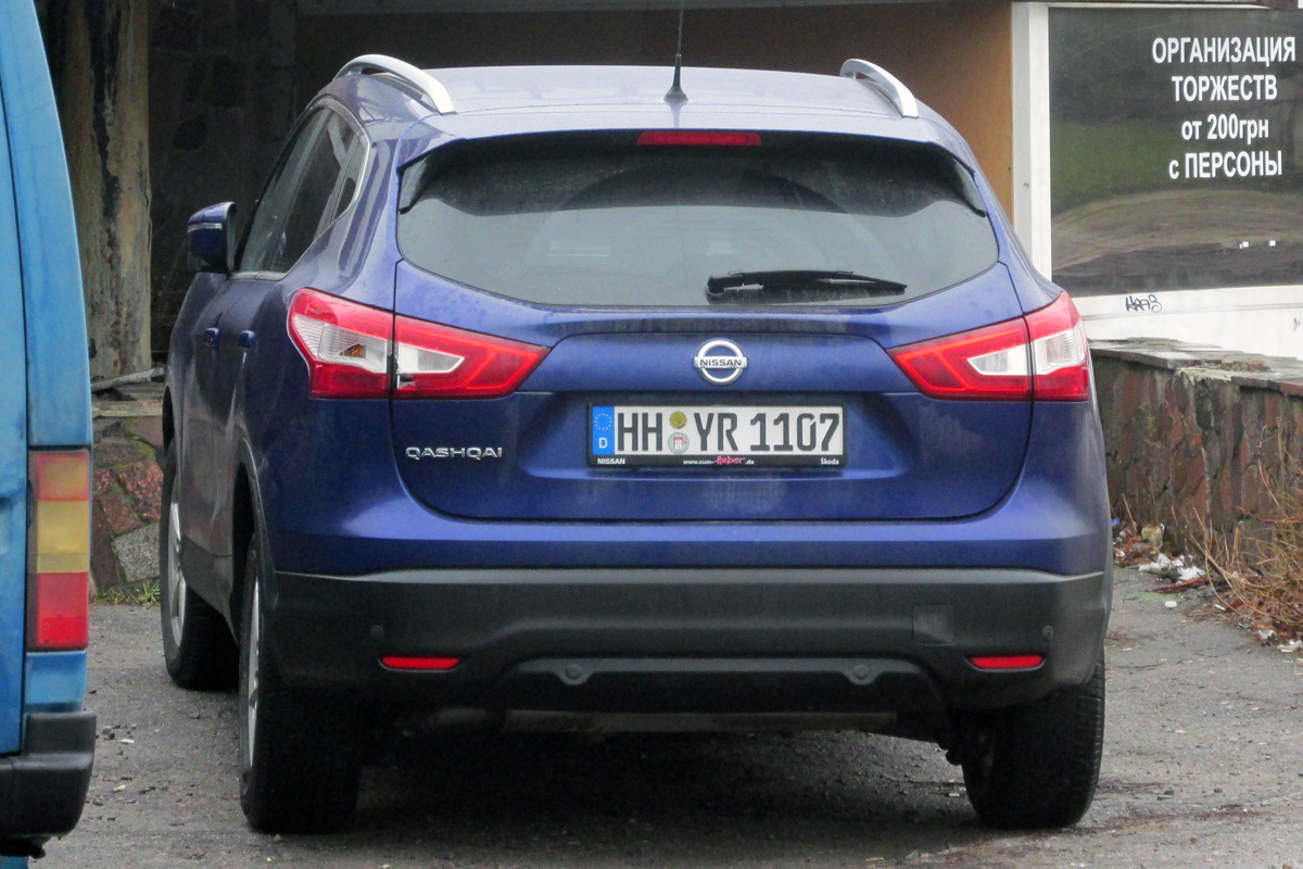 HH YR 1107, Nissan Qashqai 2nd gen (J11), facelift, 2017–2021 (–2024 for others)