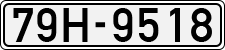 License plate of Vietnam, Cars