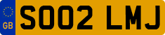 License plate of the United Kingdom, 2001 year system