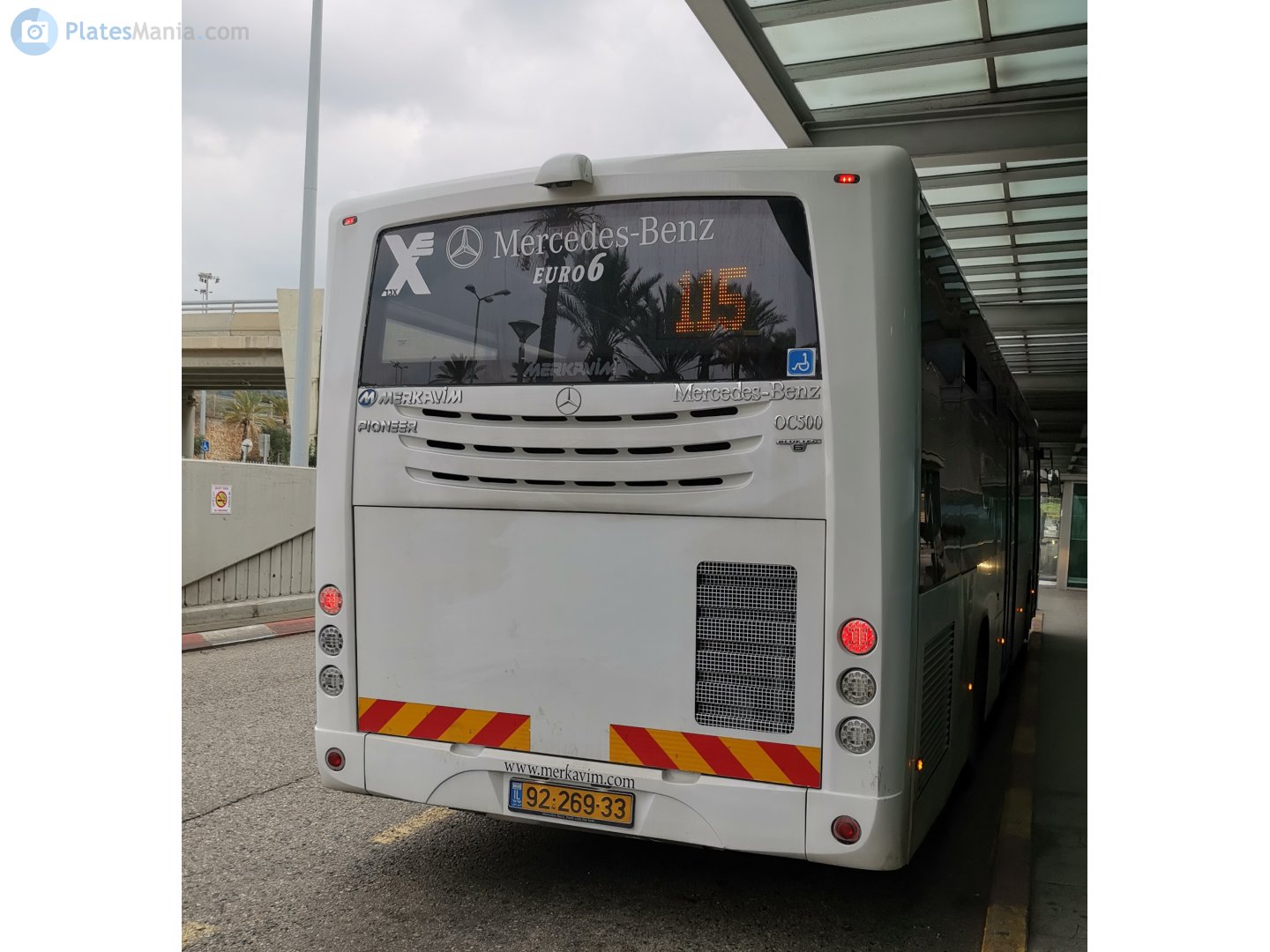 92-269-33, Merkavim Pioneer 3465 Pioneer (Mercedes-Benz OC500LE)