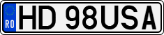 License plate of Romania, Regular plates