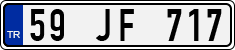 License plate of Turkey, Regular plates