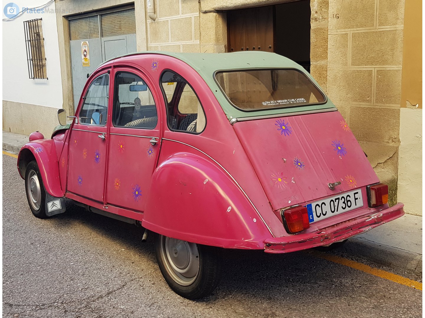 CC 0736 F, Citroёn 2CV 1st gen Sedan, 1949–1990