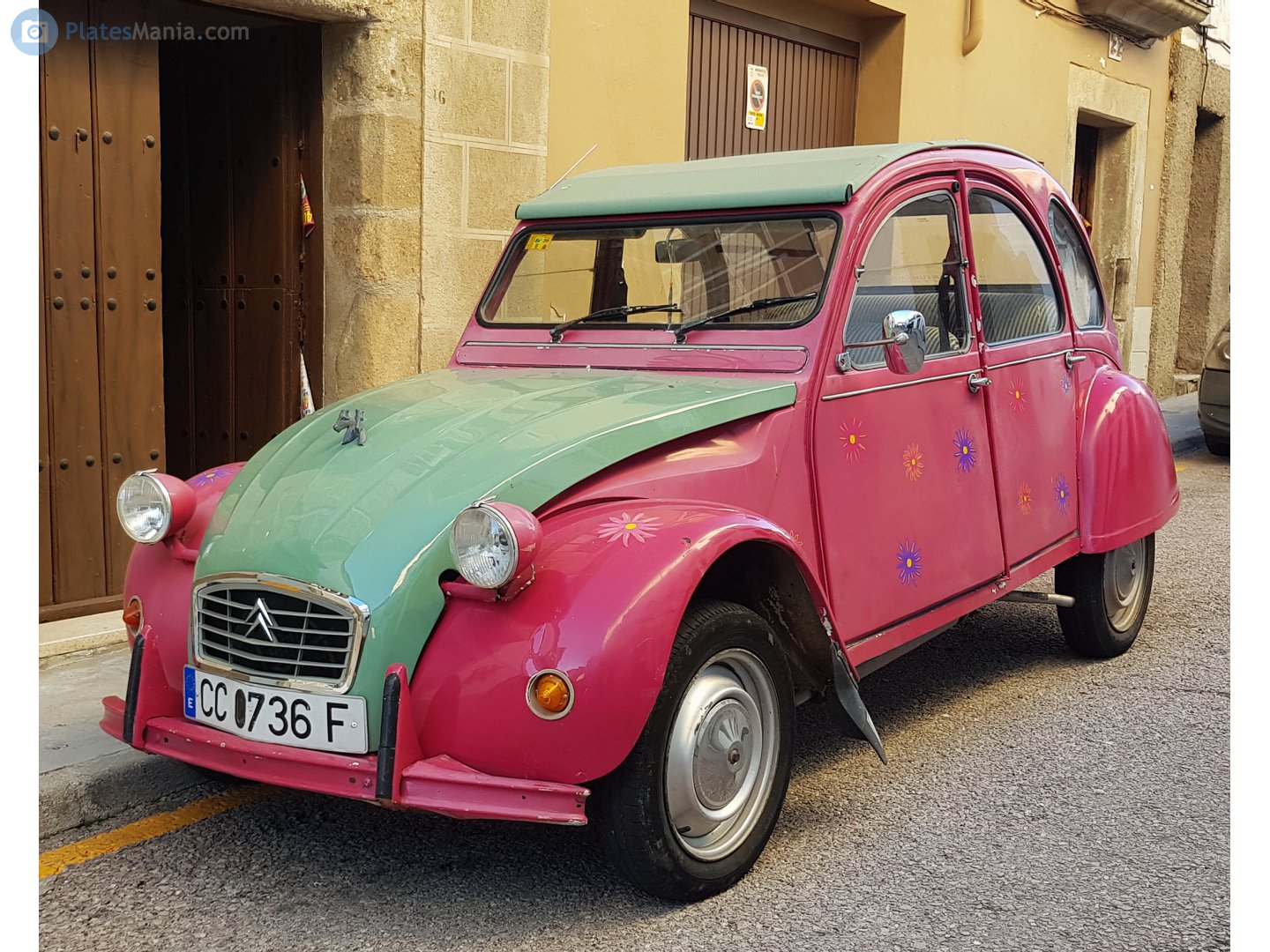CC 0736 F, Citroёn 2CV 1st gen Sedan, 1949–1990