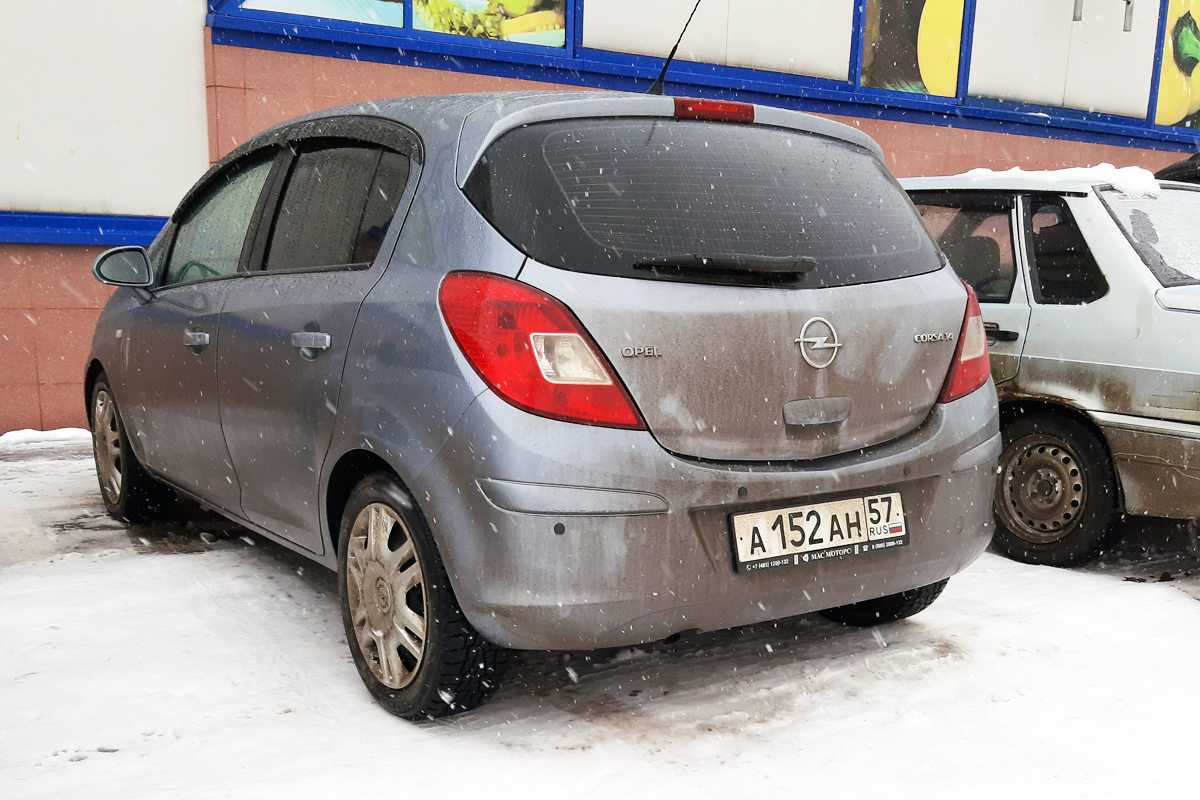 а 152 ан 57, Opel Corsa 4th gen 5-door Hatch (D; S07), 2006–2015