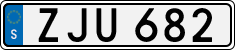 License plate of Sweden, Regular plates