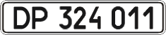 License plate Ukraine, Diplomatic