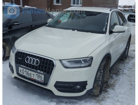 к016ет186, Audi Q3