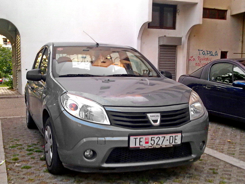 TE 527-DE, Dacia Sandero 1st gen (B90), 2008–2012