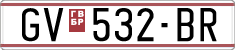 License plate of North Macedonia, Regular plates (1993)