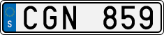 License plate of Sweden, Regular plates