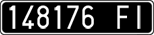 License plate of Italy, Cars (1927 year series)