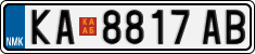 License plate of North Macedonia, Regular plates (2012)