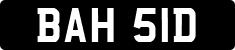 License plate of the United Kingdom, 1963 year system
