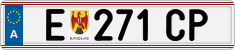 License plate of Austria, Regular plates