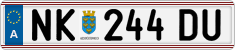 License plate of Austria, Regular plates
