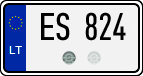 License plate of Lithuania, Trailers