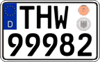 German license plate, Authorities and federal agencies
