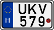 license plates of Hungary, Motorcycles (1990)