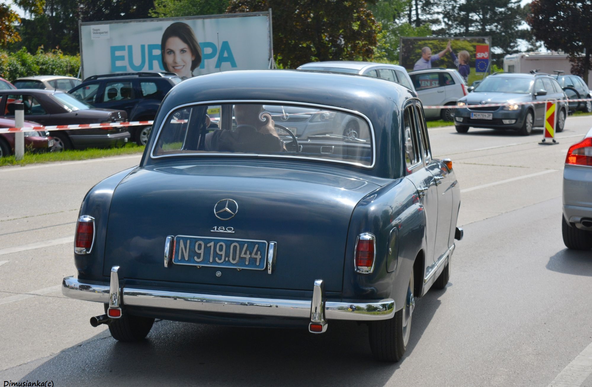 N 919.044, Mercedes-Benz E-Klasse 180/190 Sedan (W120/W121), 1953–1962