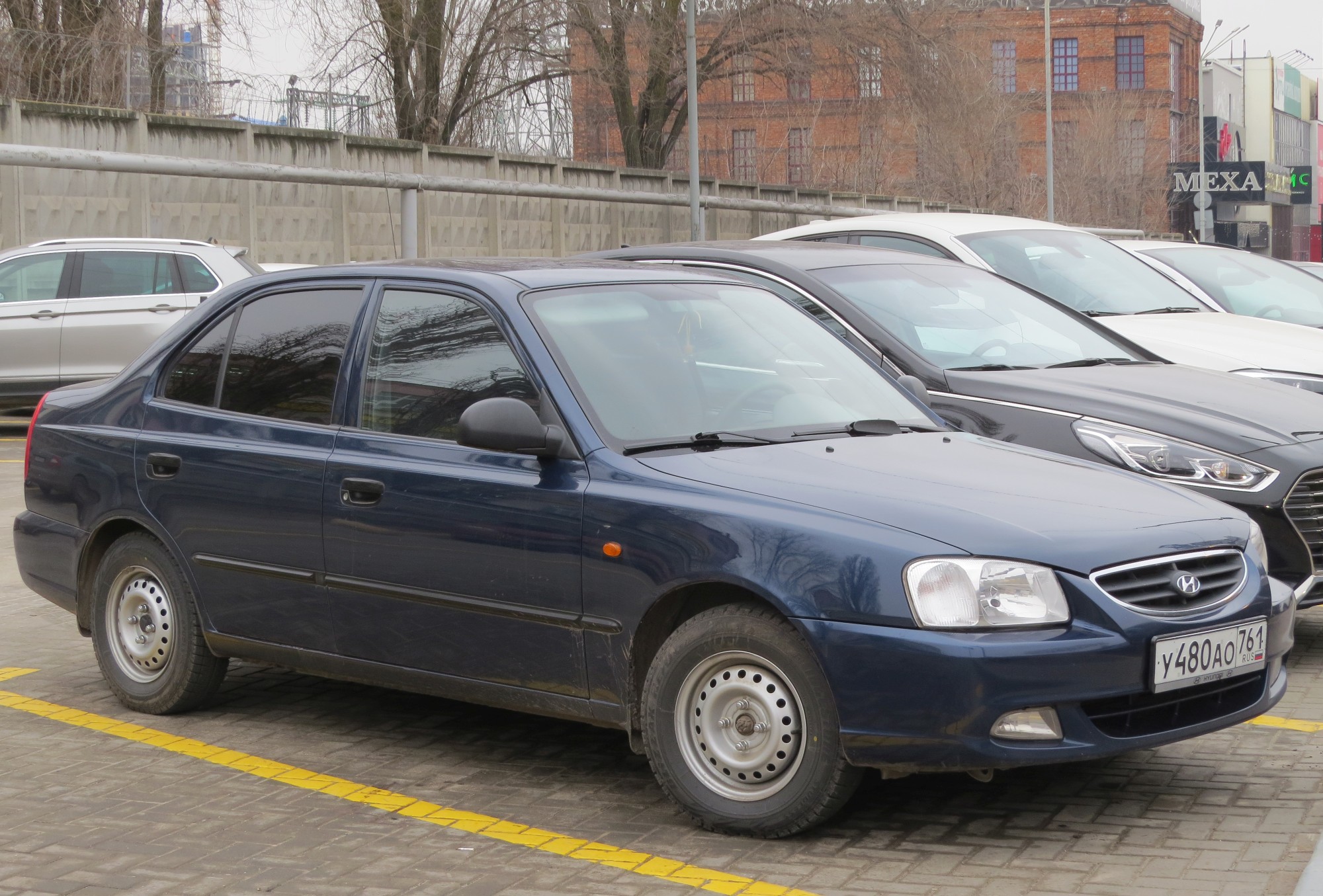 у 480 ао 761, Hyundai Accent 2nd gen Sedan (LC), 1999–2003 (–2016 for others)