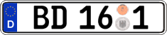 German license plate, Authorities and federal agencies