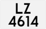 License plate of Hong Kong, AB 1234
