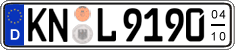 German license plate, Seasonal plates