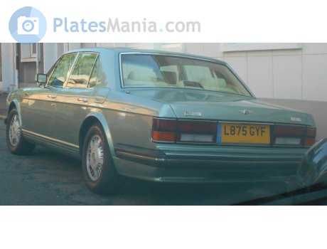 L875 GYF, Bentley Turbo R