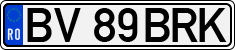 License plate of Romania, Regular plates