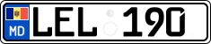 License plate of Moldova, Cars (2015)