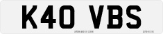 License plate of the United Kingdom, 1983 year system