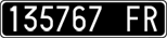 License plate of Italy, Cars (1927 year series)