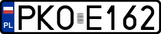 License plates of Poland, Regular car plates