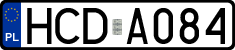 License plates of Poland, Authorities