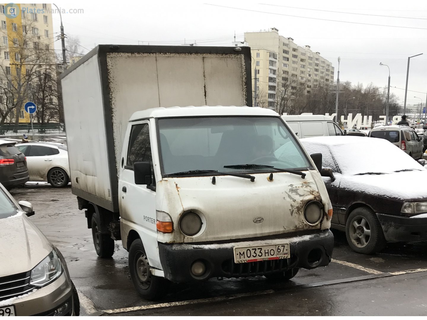 м 033 но 67, Hyundai Porter 3rd gen (New Porter) (HD1000), 1996–2012