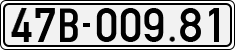License plate of Vietnam, Cars