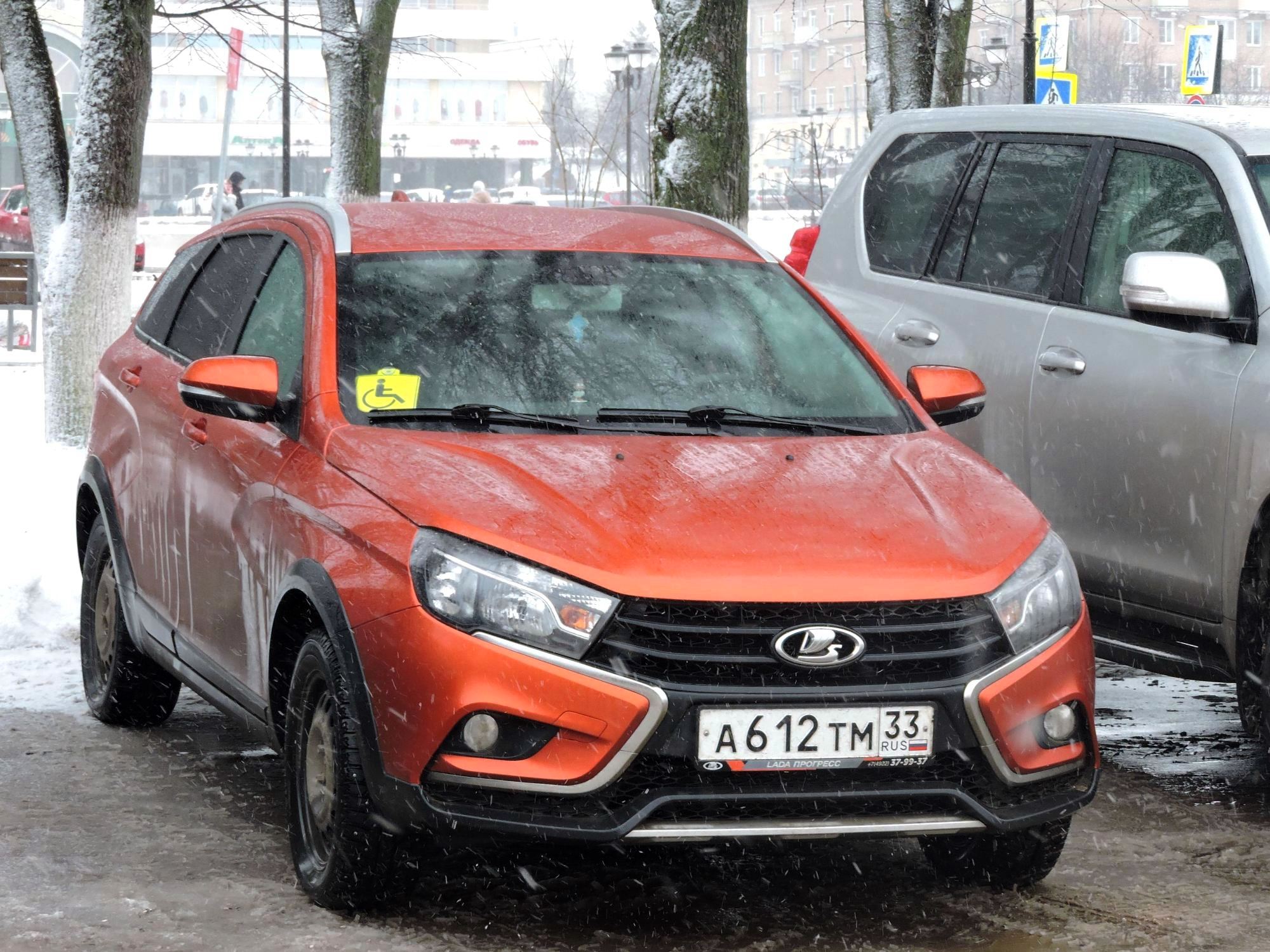 а 612 тм 33, Lada (VAZ) Vesta 1st gen SW Cross (GFK), 2017–2022
