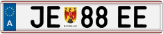 License plate of Austria, Regular plates
