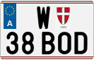 License plate of Austria, Regular plates