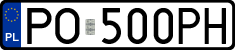 License plates of Poland, Regular car plates