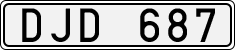 License plate of Sweden, Regular plates