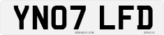 License plate of the United Kingdom, 2001 year system