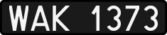 License plates of Poland, 1976 year system